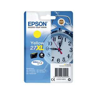 Epson 27XL Alarm Clock DURABrite Ultra Ink Cartridge High Yield Yellow C13T27144012