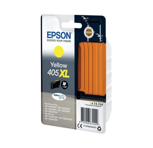 Epson 405XL Suitcase DURABrite Ultra Ink Cartridge High Yield Yellow C13T05H44010