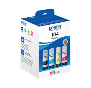Epson 104 EcoTank Ink Bottle CMYK Multipack C13T00P640