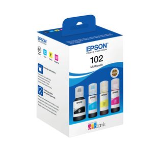 Epson 102 EcoTank Ink Bottle CMYK Multipack C13T03R640