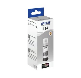 Epson 114 EcoTank Ink Bottle Grey C13T07B540