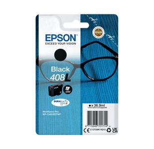 Epson 408L Glasses DURABrite Ultra Ink Cartridge High Yield Black C13T09K14010