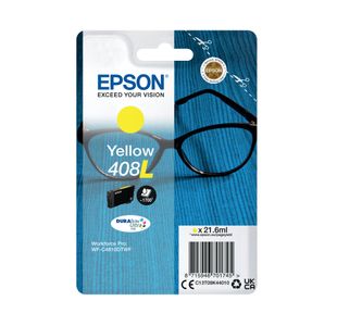 Epson 408L Glasses DURABrite Ultra Ink Cartridge High Yield Yellow C13T09K44010