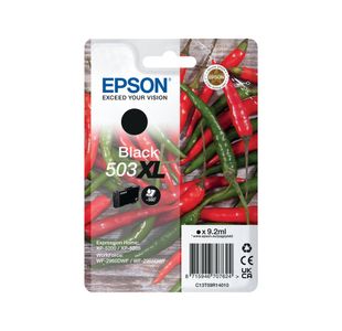 Epson 503XL Chillies Ink Cartridge High Yield Black C13T09R14010