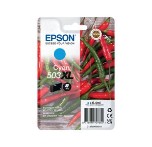 Epson 503XL Chillies Ink Cartridge High Yield Cyan C13T09R24010