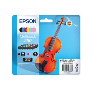 Epson 250 Violin Claria Photo HD Ink Cartridge Multipack C13T16N84010