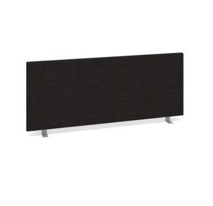 Straight desktop fabric screen 1000mm x 400mm - black