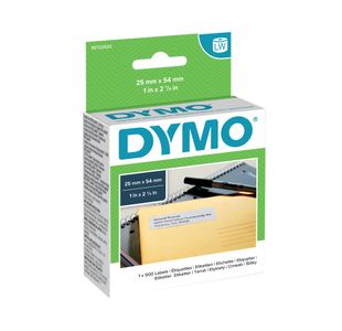 Dymo 11352 LabelWriter Labels 54mm x 25mm White (Pack of 500) S0722520