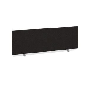 Straight desktop fabric screen 1200mm x 400mm - black
