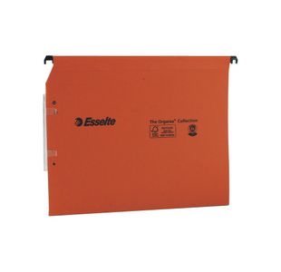 Esselte Orgarex 30mm Lateral File A4 Orange (Pack of 25) 21629
