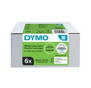 Dymo LabelWriter Multipurpose Labels 32mmx57mm (Pack of 6) 2093094