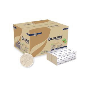 Lucart EcoNatural Z-Fold Hand Towels 200 Sheets (Pack of 15) 864043
