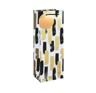 Mono Paint Strokes Bottle Bag White Pack of 6 37010-4C