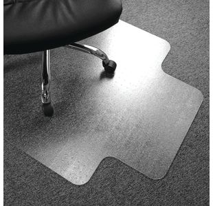 Floortex Advantagemat PVC Lipped Chair Mat for Carpets up to 6mm Thick 1340x1150mm