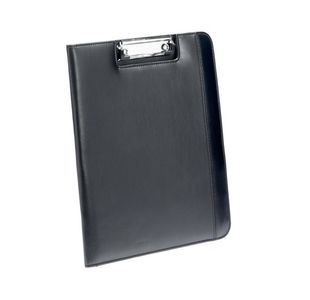 i-Stay Conference Folder with Clipboard A4 Faux Leather Black FI6539