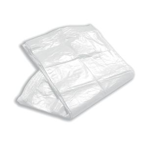 5 Star Medium/Heavy Duty Swing Bin Liners 40L White (Pack of 100) 47795