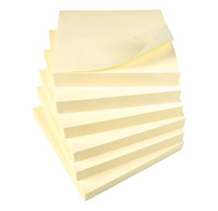 5 Star Re-Move Notes Repositionable 76x76mm Yellow (Pack of 12) 296638
