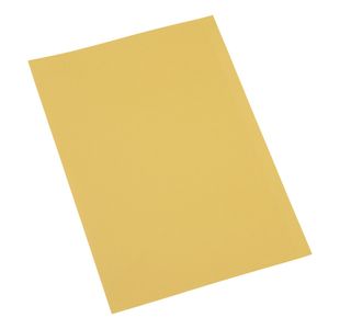 5 Star Recycled Square Cut Folder Foolscap 250gsm Yellow (Pack of 100) 297439