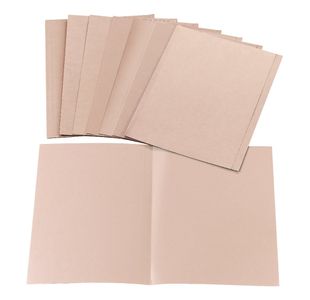 5 Star Recycled Square Cut Folder Foolscap 170gsm Buff (Pack of 100) 297471