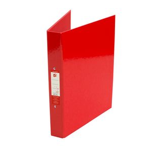 5 Star 2O-Ring Binder A4 Red (Pack of 10) 297536