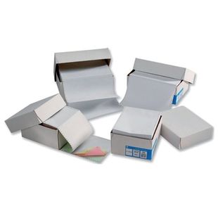 5 Star Office Listing Paper 1-Part Microperforated 70gsm 11inchx241mm Plain (Pack of 2000)