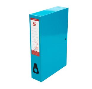 5 Star Classic Box File Blue (Pack of 10) 317400