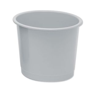 5 Star Waste Bin Polypropylene 14 Litre 304x254mm Grey 330895