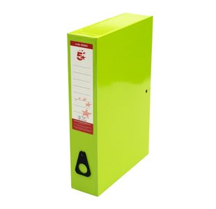 5 Star Box File Foolscap Green (Pack of 5) 332853