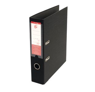 5 Star Premium Lever Arch File A4 70mm Spine Polypropylene Black (Pack of 10) 340336