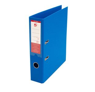 5 Star Premium Lever Arch File A4 70mm Spine Polypropylene Blue (Pack of 10) 340344