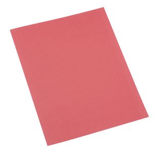 5 Star Recycled Square Cut Folder A4 250gsm Red (Pack of 100) 394348