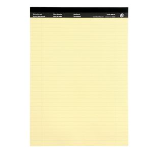 5 Star Executive Headbound Pad Ruled Perforated 65gsm 100 Page A4 Yellow (Pack of 10) 39687X