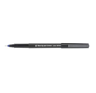 5 Star Fibre Tip Pen Medium 0.7mm Tip 0.4mm Line Blue (Pack of 12) 397964