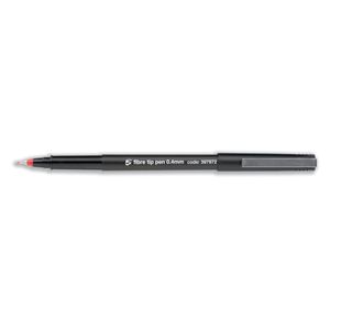 5 Star Fibre Tip Pen Medium 0.7mm Tip 0.4mm Line Red (Pack of 12) 397972