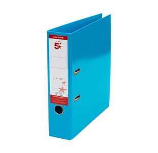 5 Star Lever Arch File A4 70mm Spine Blue (Pack of 10) 423709