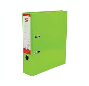 5 Star Lever Arch File A4 70mm Spine Green (Pack of 10) 423725