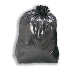 5 Star Medium/Heavy Duty Bin Liners 110 Litre Capacity Black (Pack of 200) 465144