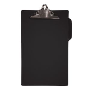 5 Star Heavy Duty Clipboard with PVC Cover Foolscap Black 536536