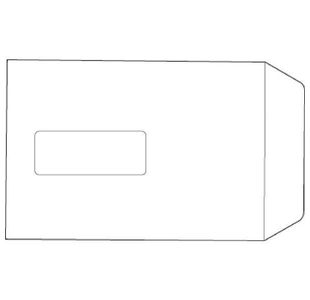 5 Star C5 Window Pocket Envelope Press Seal 100gsm White 229x162mm (Pack of 500) 553258