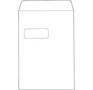 5 Star C4 Window Pocket Envelope Press Seal 100gsm 324x229mm White (Pack of 250) 553274