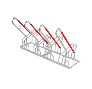 City Hybrid Bicycle Rack 4 Cycle Capacity FS604958