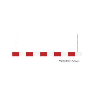Traffic-Line Height Restriction Bar 5000mm Red/Wht FS606433