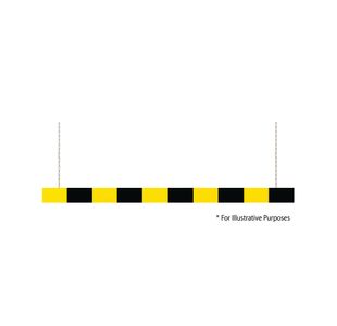 Traffic-Line Height Restriction Bar 4000mm Ylw/Blk FS606679