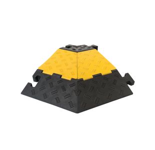 Traffic-Line Cable Protect Ramp Med Right Angle Sec Ylw/Blk FS607508