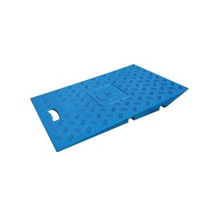 Traffic-Line Wheelchair Ramp Large 744x880x75 Blue/Ylw FS607591