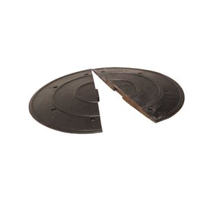 SafeRide Speed Reduct Hump End Section Male 450x50 Ylw/Blk FS607782