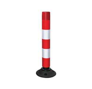 Traffic-Line Off-Highway Flexible Post 1000mm Red/Wht FS608017