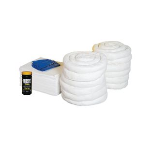 5 Star Refill Kit for 240L Spill Kit in a Wheelie Bin White FS637154