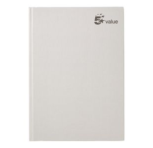 5 Star Casebound Notebook Ruled 192 Pages A4 70gsm (Pack of 5) 638760