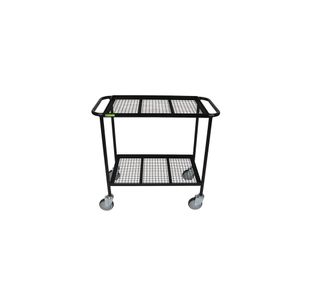 5 Star Mobile Shelf Trolley with Mesh Shelves 950x450x900mm FS644237